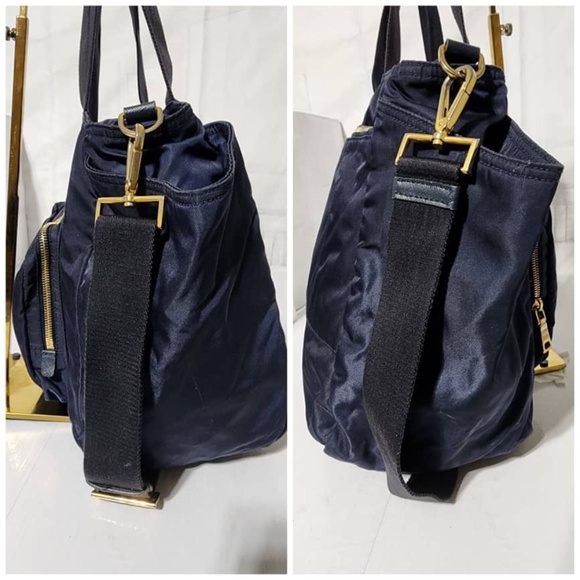 Authentic Prada Tessuto Nylon Diaper Bag Navy Blue/Black - Picture 7 of 13